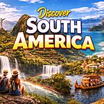 Best places to visit in South America 2026 featuring Machu Picchu, Iguazu Falls, Rio de Janeiro and coastal destinations collage